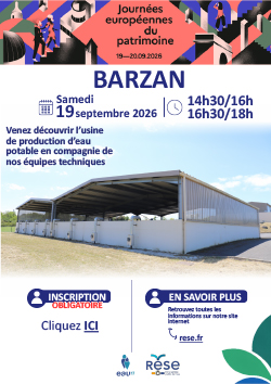 Découvrer les coulisses de&nbsp;l'usine de&nbsp;production d’eau&nbsp;potable à&nbsp;Barzan